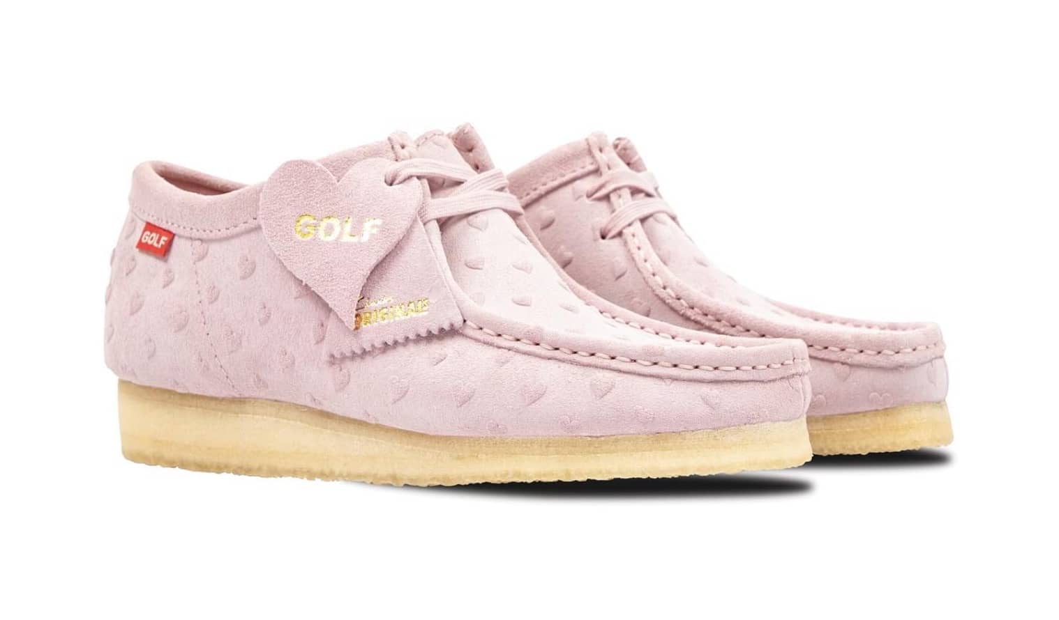 GOLF WANG x Clarks Unveils Heart Print Wallabee
